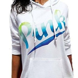 NEW VS PINK Sweatshirt Hoodie OMBRE MEDIUM